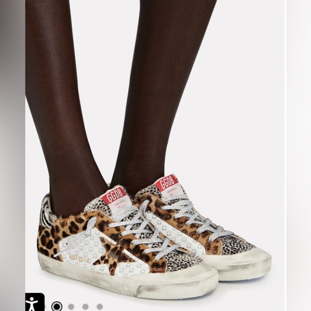 GOLDEN GOOSE
Superstar Leopard Low-Top Sneakers